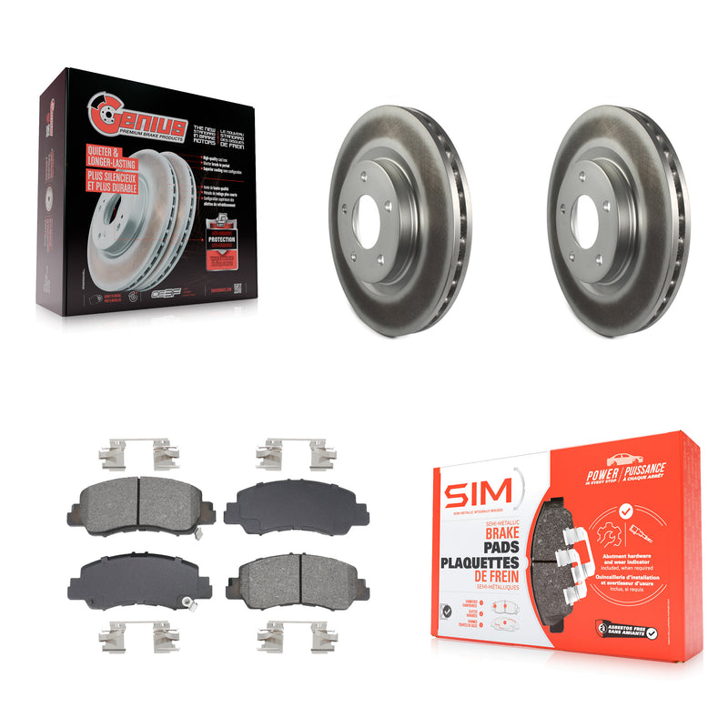 Transit Auto KGS-102648 Disc Brake Kit for 2018-2024 Mitsubishi Eclipse Cross - Front
