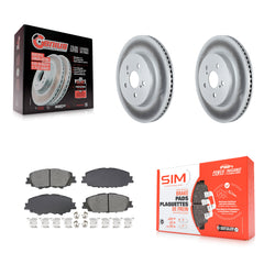 Transit Auto KGS-102649 Disc Brake Kit for 2019-2024 Toyota Corolla, Toyota Prius Prime - Front