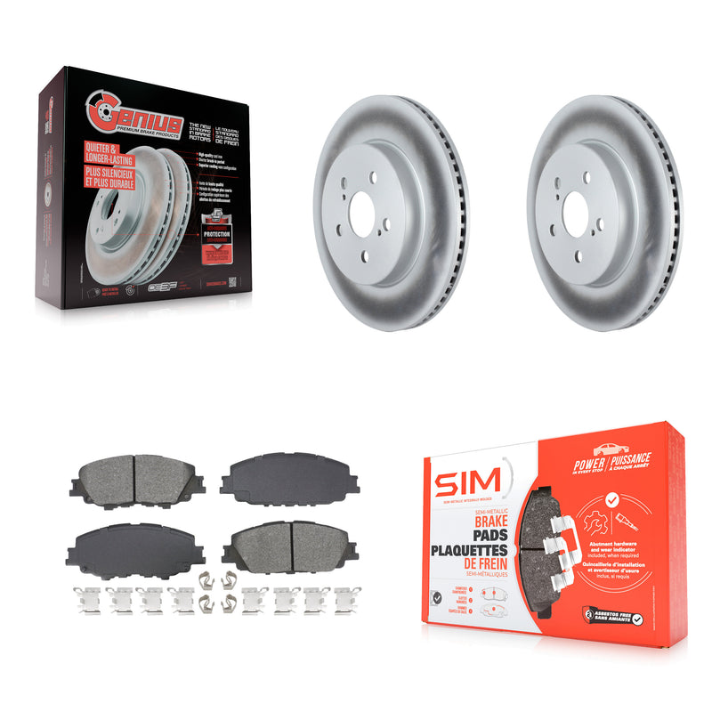 Transit Auto KGS-102649 Disc Brake Kit for 2019-2024 Toyota Corolla, Toyota Prius Prime - Front