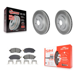 Transit Auto KGS-102651 Disc Brake Kit for 2017-2023 Subaru Crosstrek, Subaru Impreza - Front