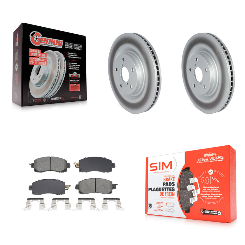 Transit Auto KGS-102654 Disc Brake Kit for 2019-2024 Subaru Crosstrek, Subaru WRX and More - Front