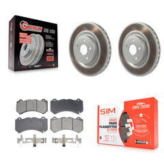 Transit Auto KGS-102663 Disc Brake Kit for 2012-2020 Dodge Durango, Jeep Grand Cherokee - Front