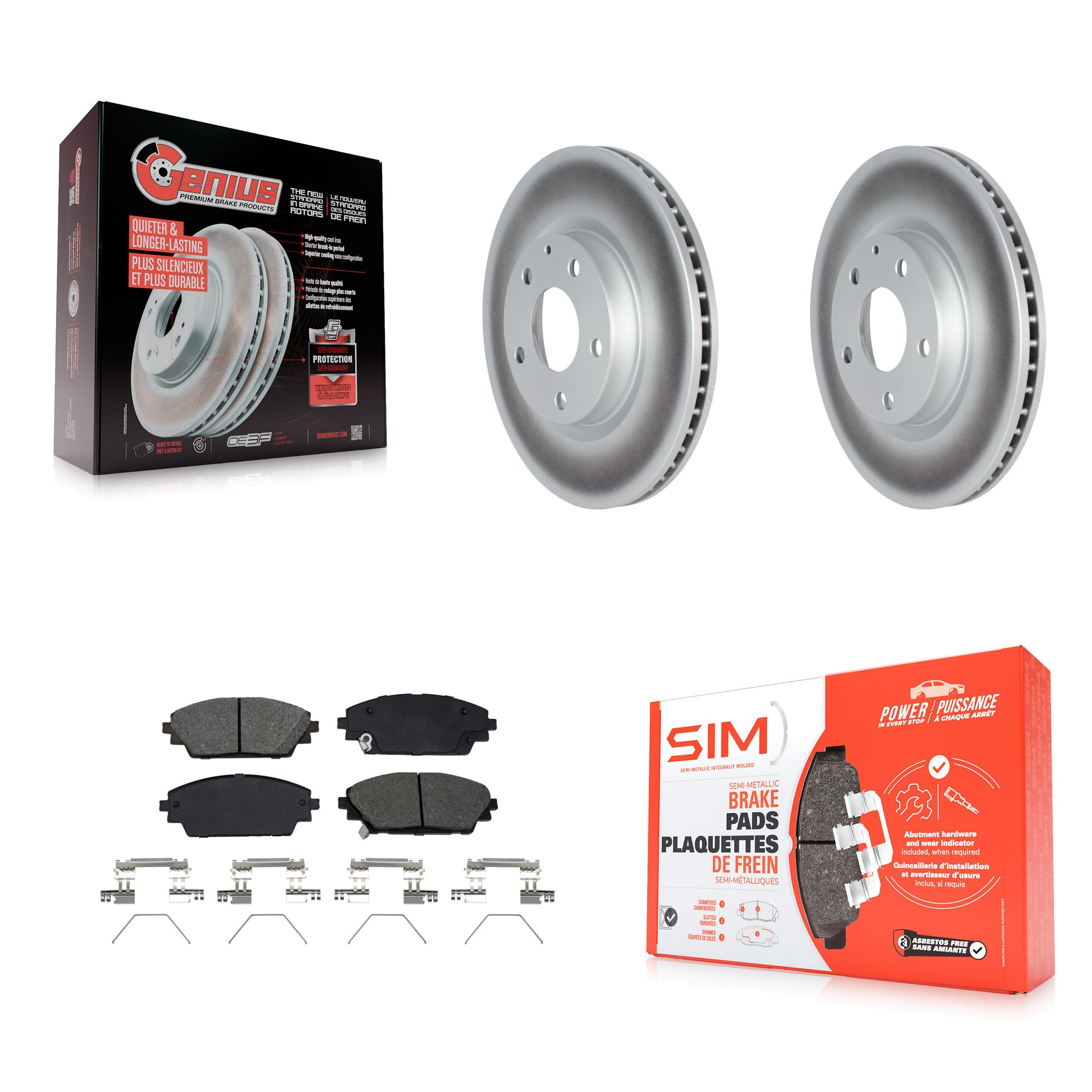 Transit Auto KGS-102672 Disc Brake Kit for 2020-2023 Mazda CX-30 - Front