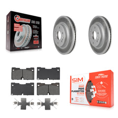 Transit Auto KGS-102679 Disc Brake Kit for 2019-2024 Chevrolet Silverado 1500 LTD, GMC Sierra 1500 Limited and More - Front