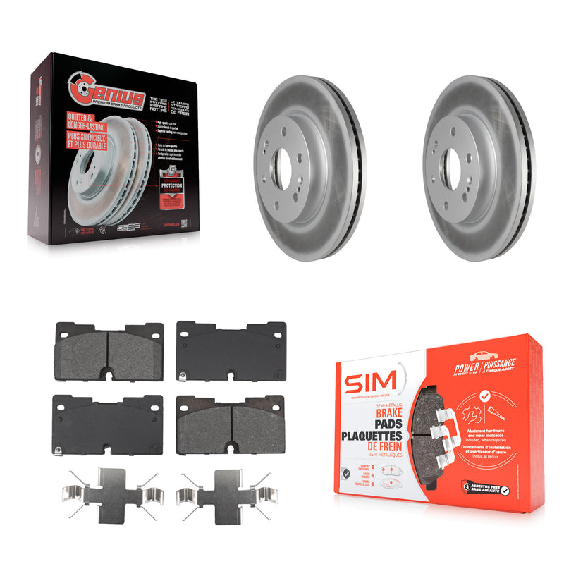 Transit Auto KGS-102679 Disc Brake Kit for 2019-2024 Chevrolet Silverado 1500 LTD, GMC Sierra 1500 Limited and More - Front