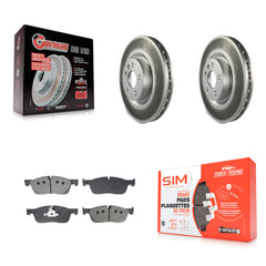 Transit Auto KGS-102683 Disc Brake Kit for 2015-2019 Jaguar E-Pace, Land Rover Discovery Sport, Land Rover Range Rover Evoque - Front