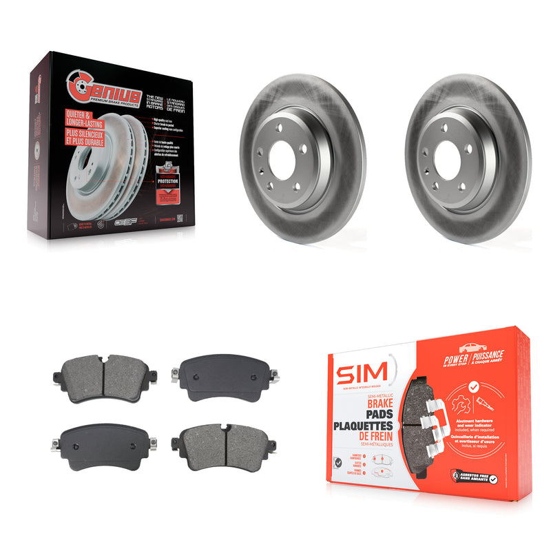 Transit Auto KGS-102698 Disc Brake Kit for 2017-2019 Audi A4, Audi A4 Quattro - Rear