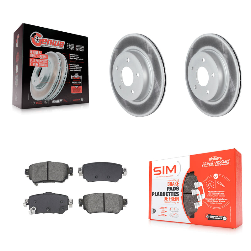 Transit Auto KGS-102700 Disc Brake Kit for 2018-2023 Nissan LEAF, Nissan Rogue Sport and More - Rear