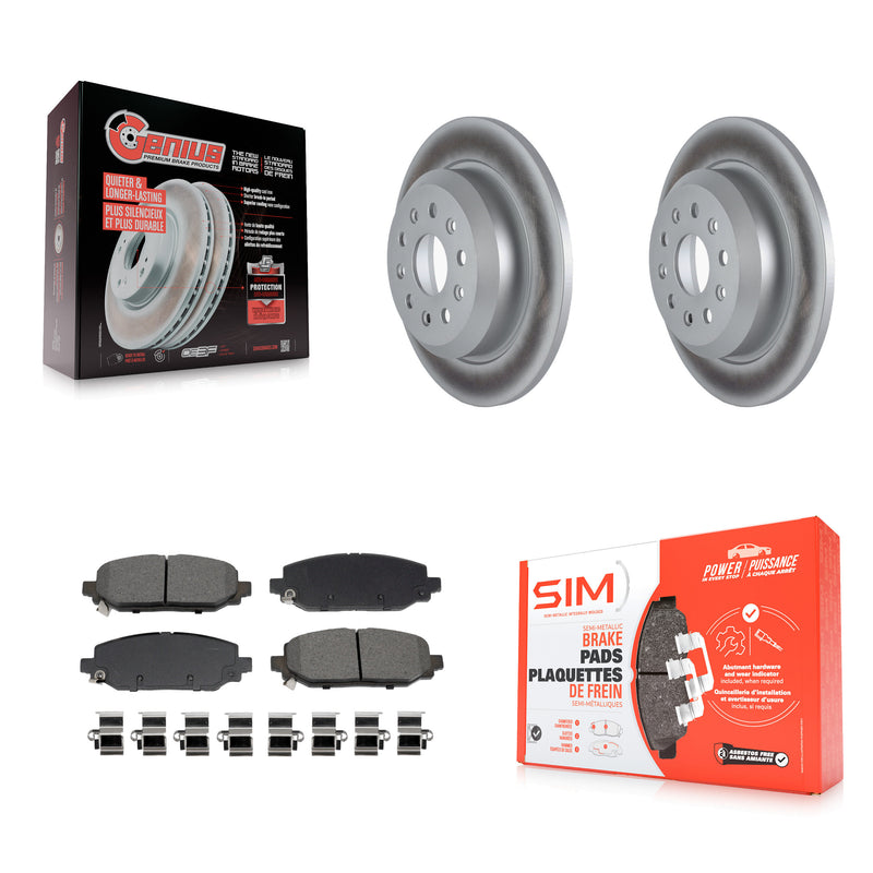 Transit Auto KGS-102710 Disc Brake Kit for 2018-2020 Jeep Wrangler - Rear