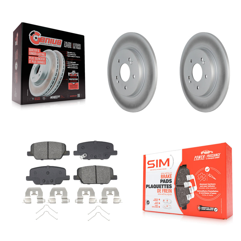 Transit Auto KGS-102711 Disc Brake Kit for 2019-2024 Hyundai Palisade, Hyundai Santa Fe, Kia Telluride - Rear