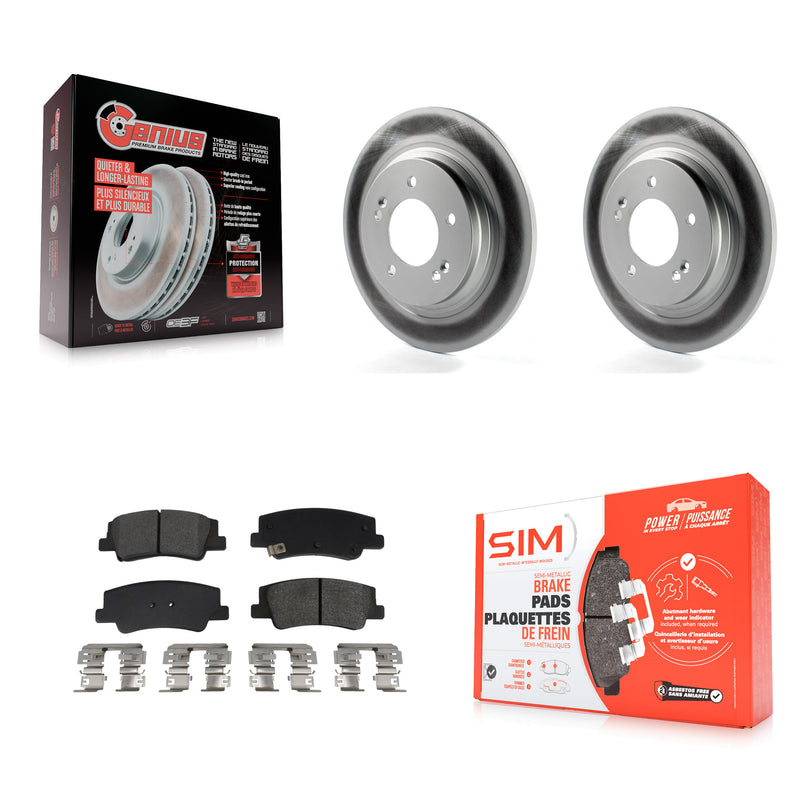 Transit Auto KGS-102721 Disc Brake Kit for 2020-2025 Hyundai Sonata, Kia Niro EV, Kia K5 - Rear