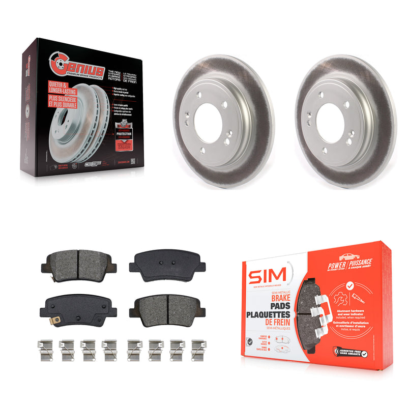 Transit Auto KGS-102724 Disc Brake Kit for 2021-2024 Kia Niro, Hyundai Elantra - Rear