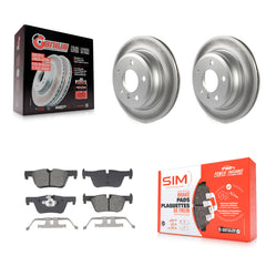 Transit Auto KGS-102727 Disc Brake Kit for 2013-2020 BMW 328d xDrive, BMW 330i and More - Rear