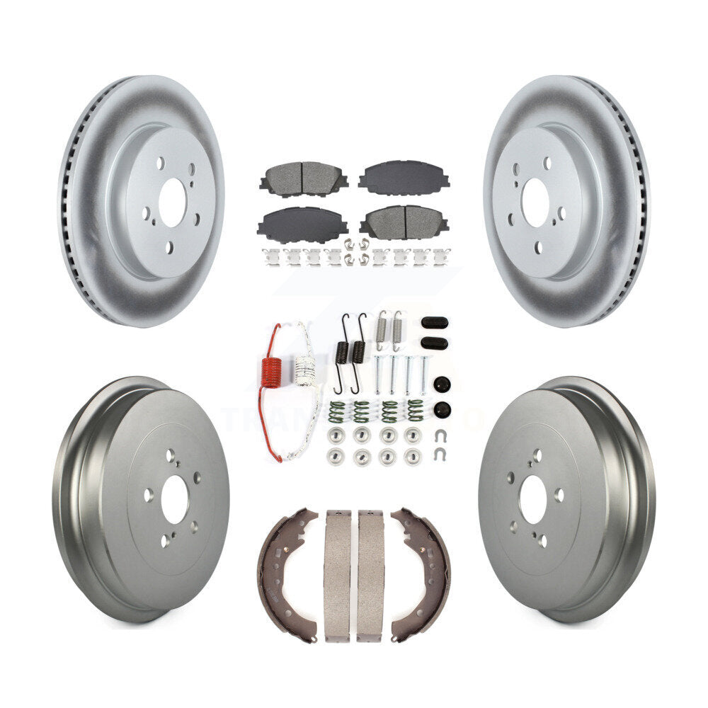 Transit Auto KGS-102743 Disc Brake Kit for 2019 Toyota Corolla - Front and Rear