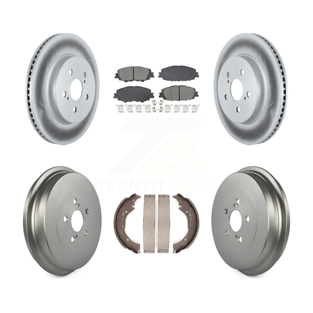 Transit Auto KGS-102744 Disc Brake Kit for 2019 Toyota Corolla - Front and Rear