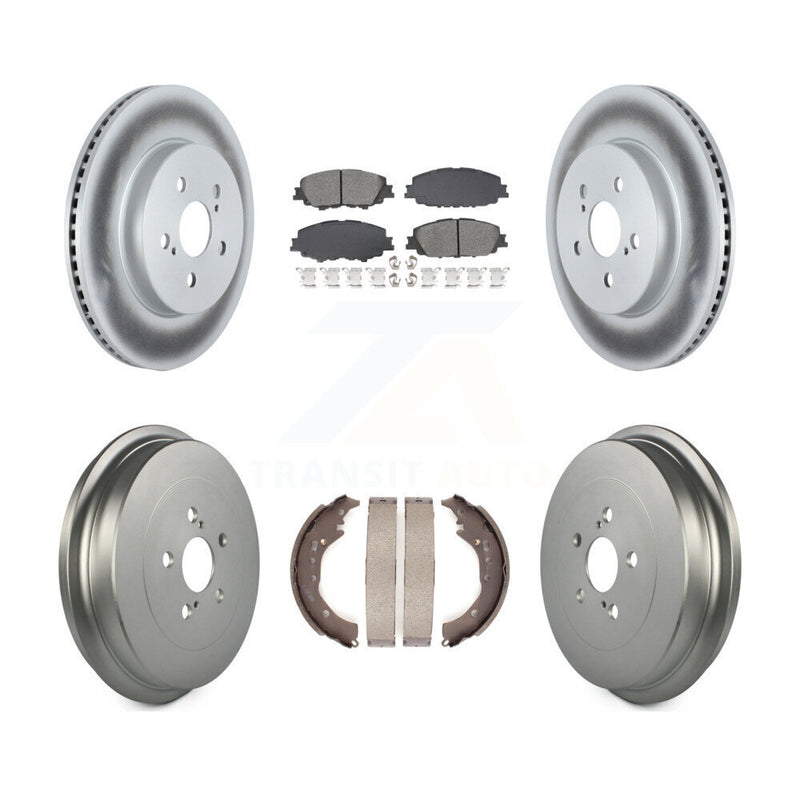 Transit Auto KGS-102744 Disc Brake Kit for 2019 Toyota Corolla - Front and Rear