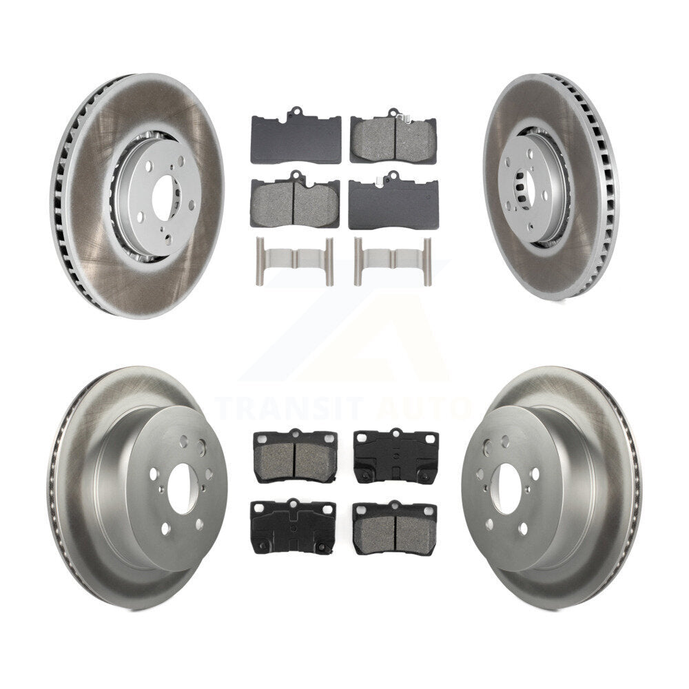 Transit Auto KGS-102756 Disc Brake Kit for 2006-2013 Lexus IS350, Lexus GS350 and More - Front and Rear