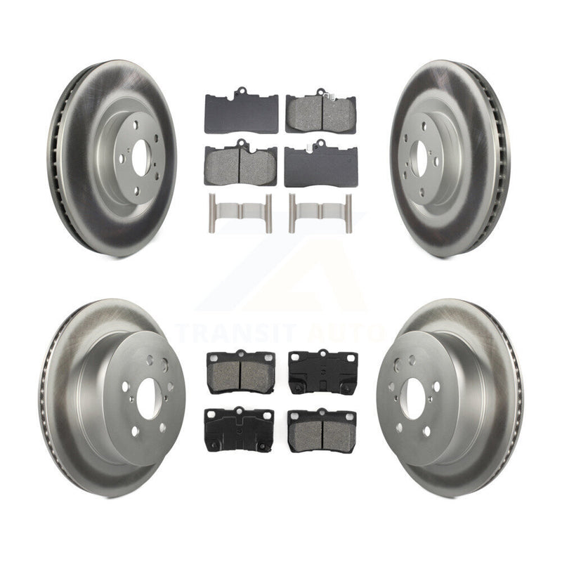Transit Auto KGS-102757 Disc Brake Kit for 2007-2013 Lexus IS350, Lexus GS350 and More - Front and Rear