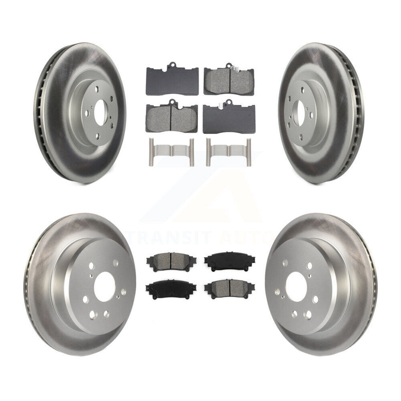Transit Auto KGS-102758 Disc Brake Kit for 2013-2020 Lexus IS350, Lexus GS300 and More - Front and Rear