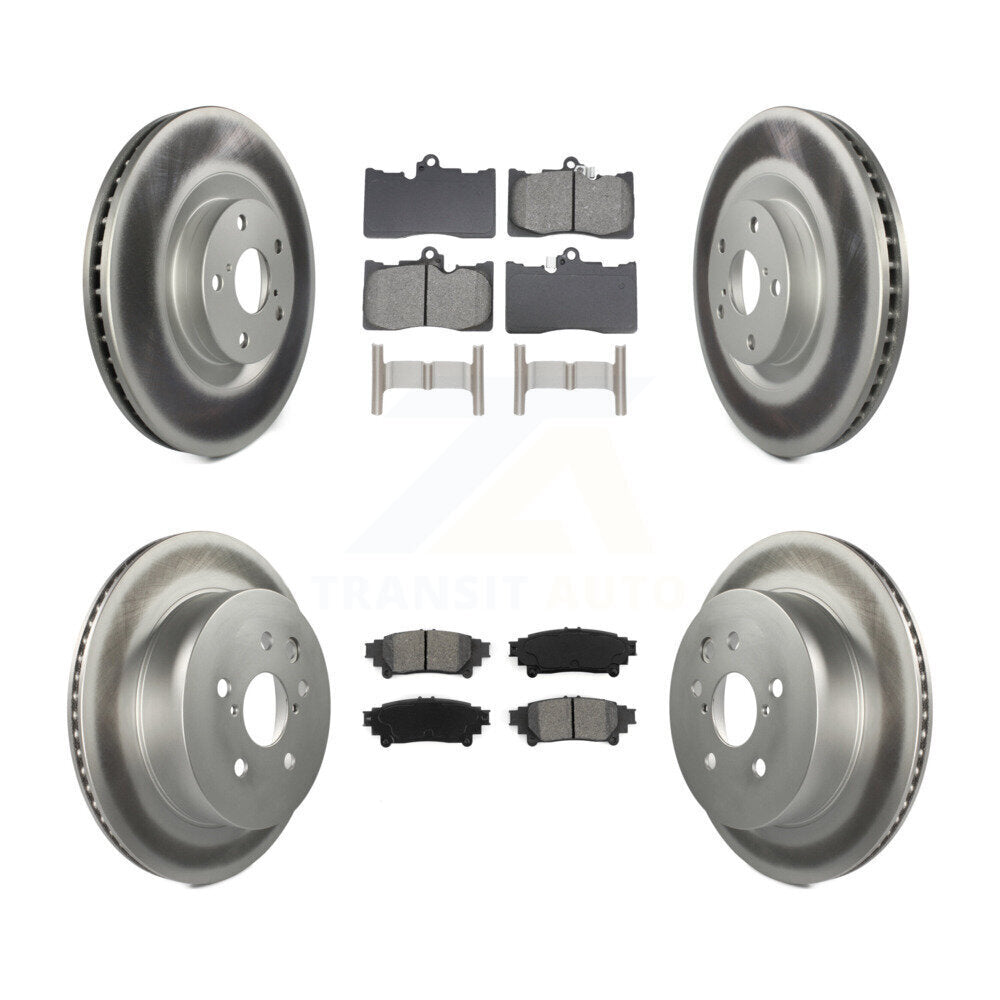 Transit Auto KGS-102760 Disc Brake Kit for 2014-2015 Lexus IS350 - Front and Rear