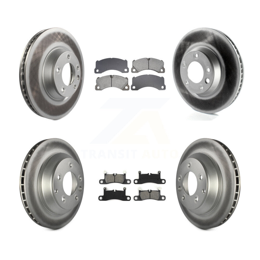 Transit Auto KGS-102762 Disc Brake Kit for 2011-2013 Porsche Cayenne - Front and Rear