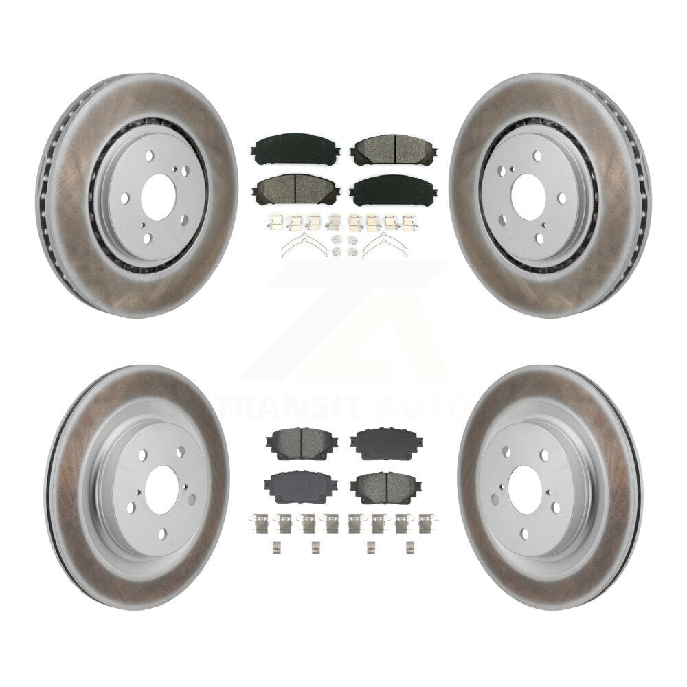 Transit Auto KGS-102769 Disc Brake Kit for 2021-2023 Lexus RZ450e, Subaru Solterra and More - Front and Rear