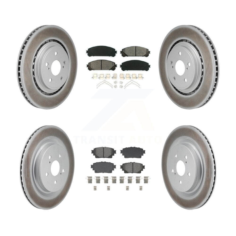 Transit Auto KGS-102770 Disc Brake Kit for 2020-2022 Toyota Highlander - Front and Rear