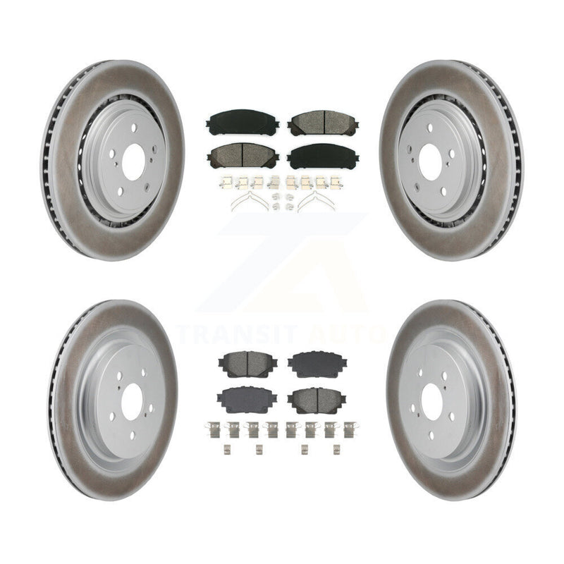 Transit Auto KGS-102770 Disc Brake Kit for 2020-2022 Toyota Highlander - Front and Rear