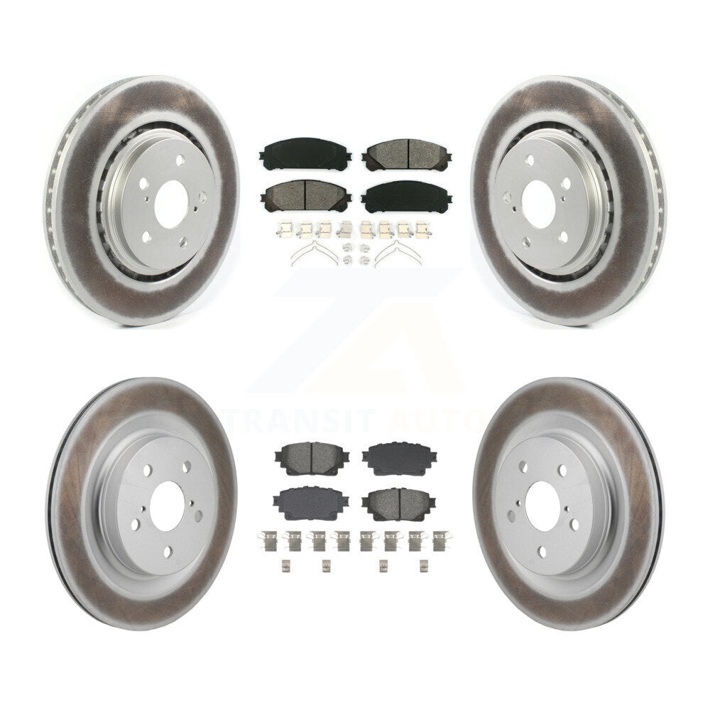 Transit Auto KGS-102771 Disc Brake Kit for 2022-2023 Toyota Crown, Lexus NX250 and More - Front and Rear