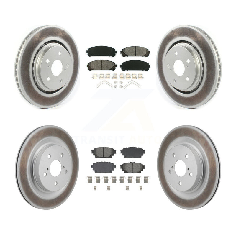 Transit Auto KGS-102771 Disc Brake Kit for 2022-2023 Toyota Crown, Lexus NX250 and More - Front and Rear