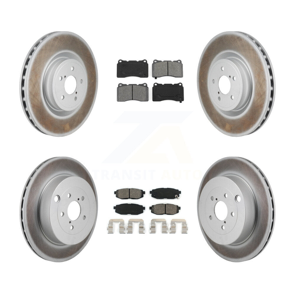 Transit Auto KGS-102776 Disc Brake Kit for 2017 Subaru BRZ - Front and Rear