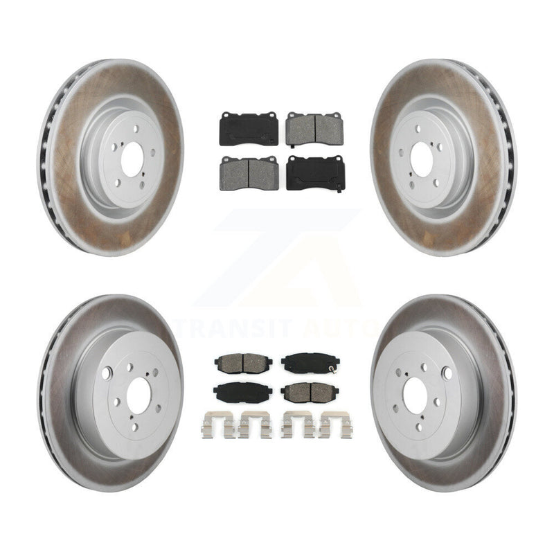 Transit Auto KGS-102776 Disc Brake Kit for 2017 Subaru BRZ - Front and Rear