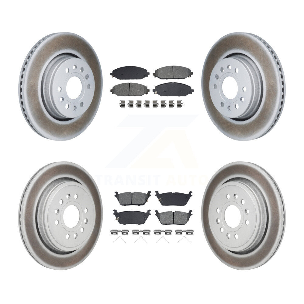 Transit Auto KGS-102778 Disc Brake Kit for 2021-2024 Jeep Grand Wagoneer L, Jeep Wagoneer L and More - Front and Rear