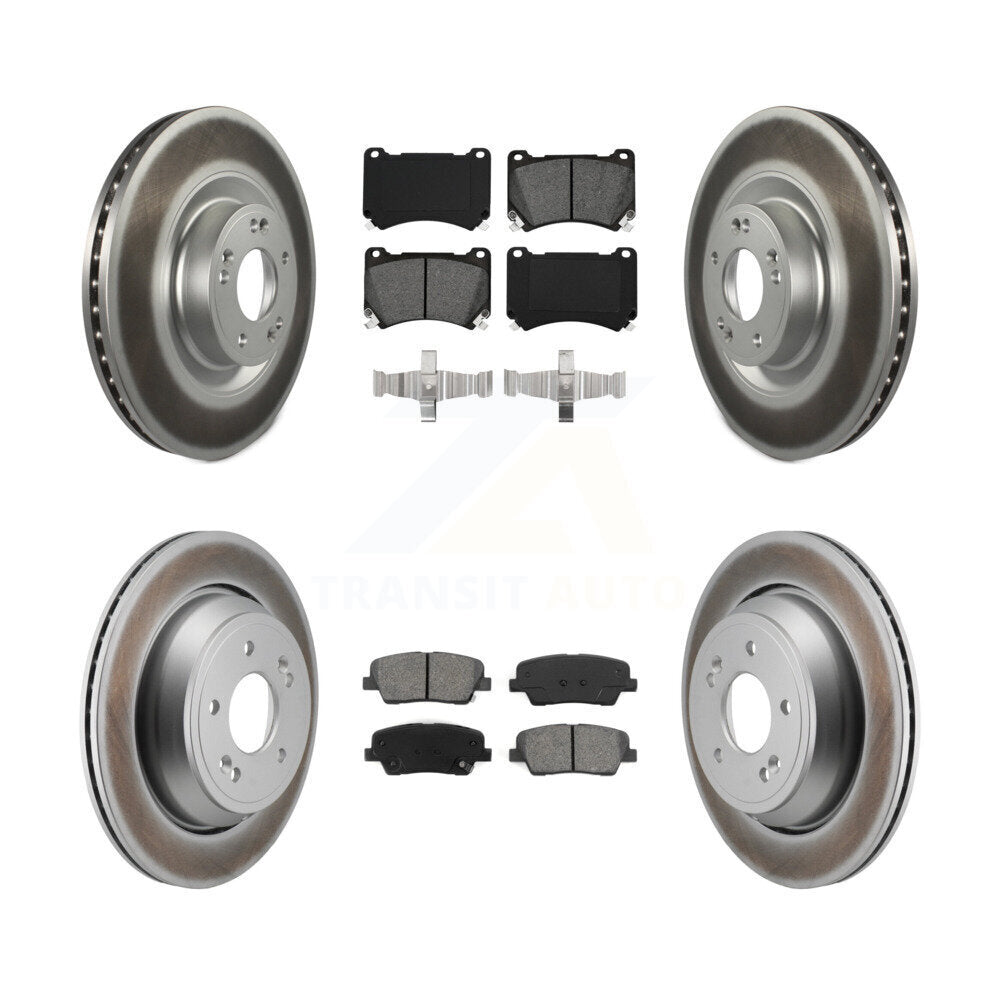 Transit Auto KGS-102779 Disc Brake Kit for 2011 Hyundai Equus - Front and Rear