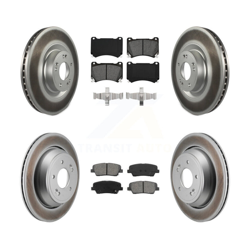 Transit Auto KGS-102779 Disc Brake Kit for 2011 Hyundai Equus - Front and Rear
