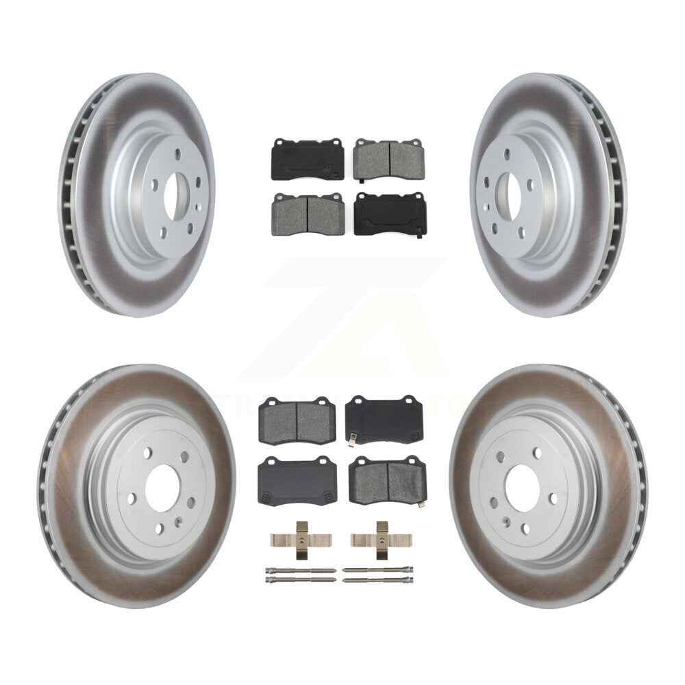 Transit Auto KGS-102780 Disc Brake Kit for 2012-2016 Tesla S - Front and Rear