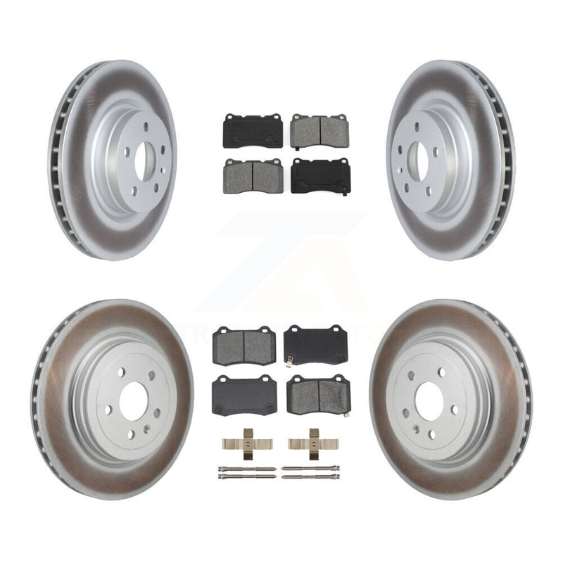 Transit Auto KGS-102780 Disc Brake Kit for 2012-2016 Tesla S - Front and Rear