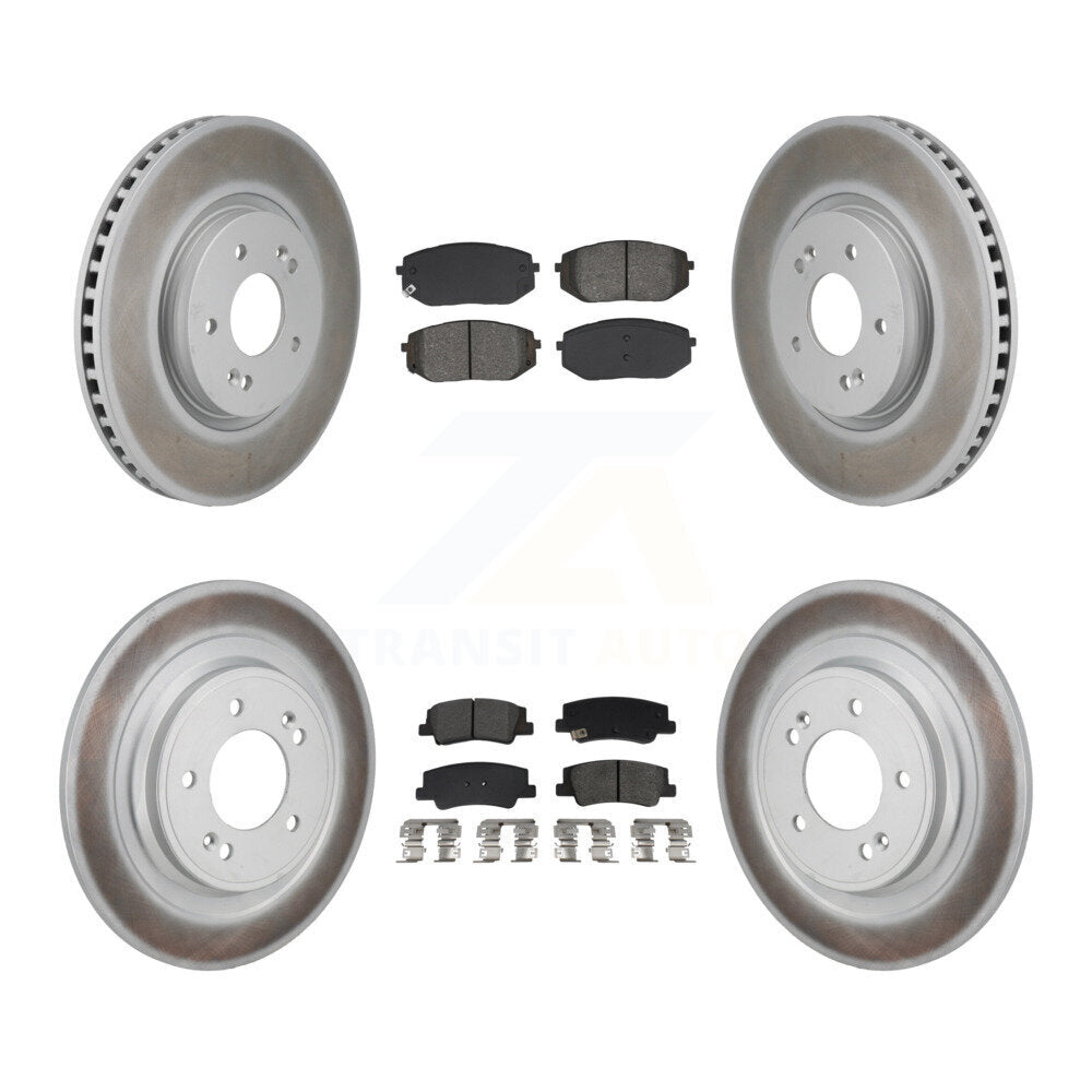 Transit Auto KGS-102784 Disc Brake Kit for 2022-2024 Kia Sportage, Hyundai Tucson - Front and Rear