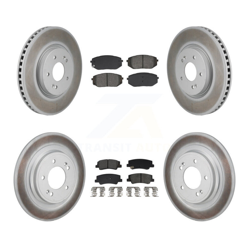 Transit Auto KGS-102784 Disc Brake Kit for 2022-2024 Kia Sportage, Hyundai Tucson - Front and Rear