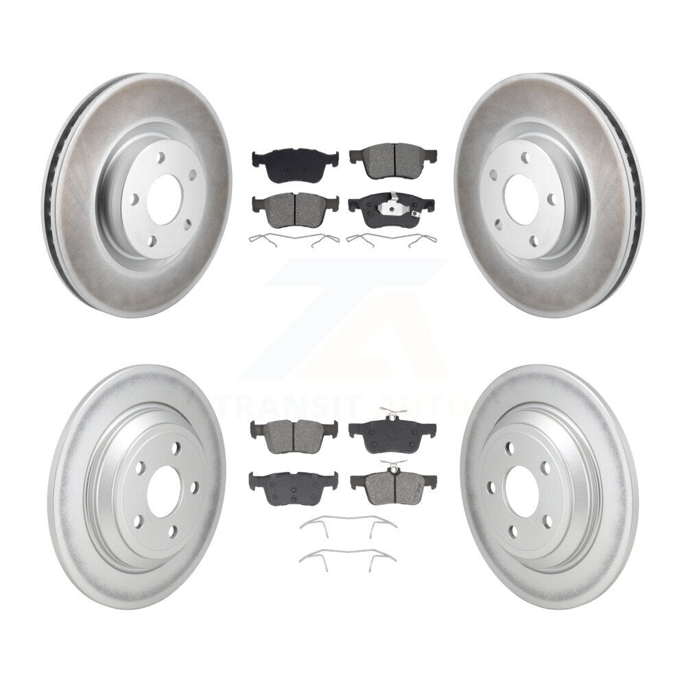 Transit Auto KGS-102793 Disc Brake Kit for 2020-2023 Ford Bronco Sport, Lincoln Corsair, Ford Escape - Front and Rear