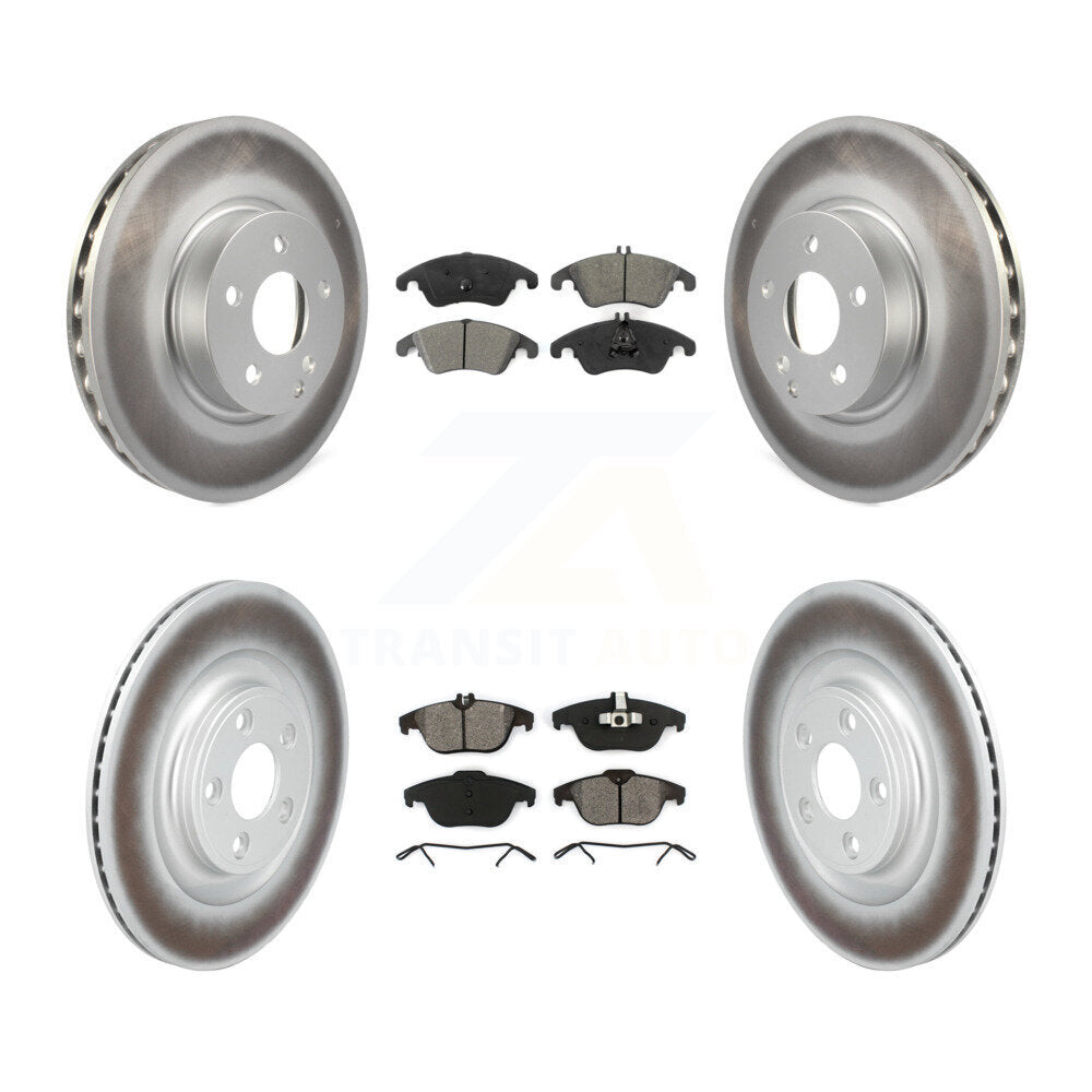 Transit Auto KGS-102796 Disc Brake Kit for 2017 Mercedes-Benz E400 - Front and Rear