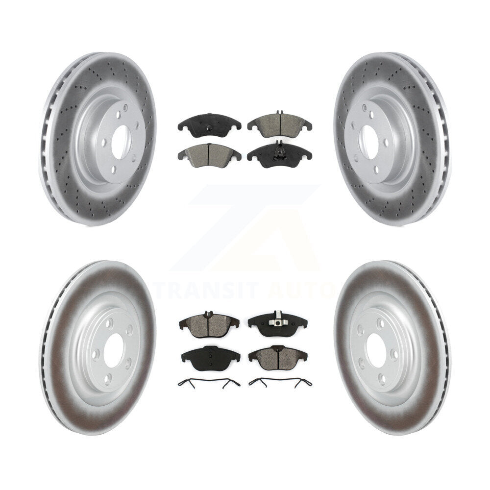 Transit Auto KGS-102797 Disc Brake Kit for 2017 Mercedes-Benz E400 - Front and Rear