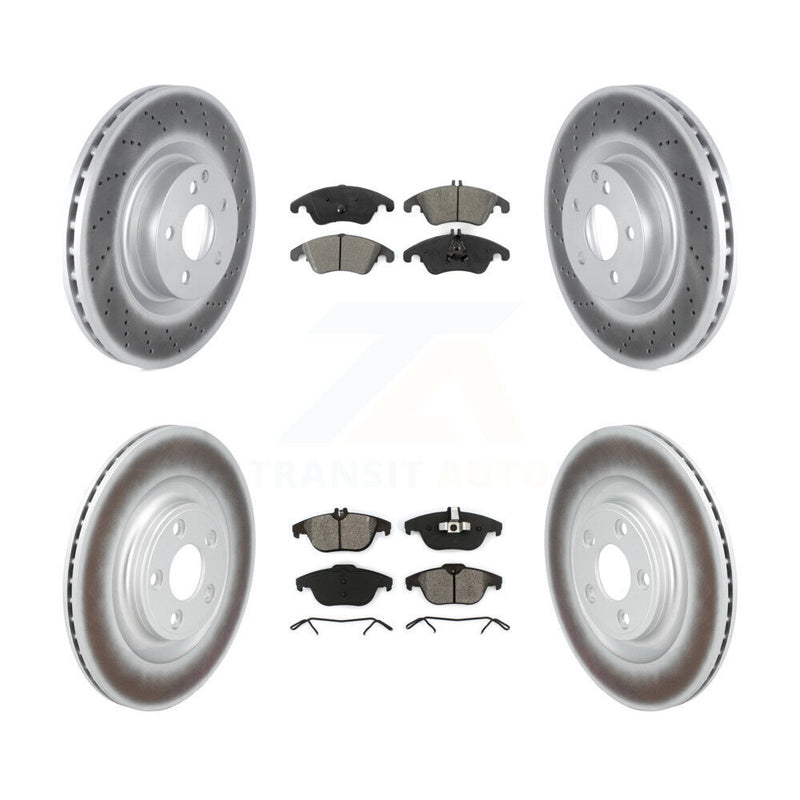 Transit Auto KGS-102797 Disc Brake Kit for 2017 Mercedes-Benz E400 - Front and Rear