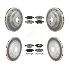 Transit Auto KGS-102799 Disc Brake Kit for 2017 Mercedes-Benz E400 - Front and Rear