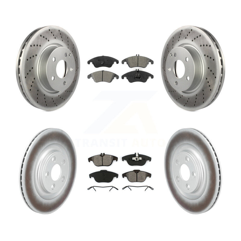 Transit Auto KGS-102799 Disc Brake Kit for 2017 Mercedes-Benz E400 - Front and Rear