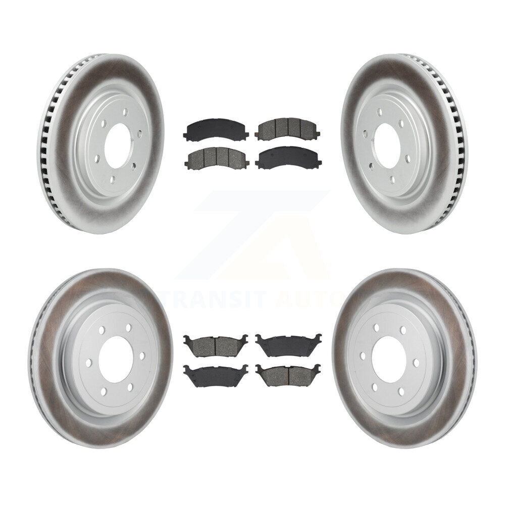 Transit Auto KGS-102800 Disc Brake Kit for 2022-2023 Ford F-150 Lightning - Front and Rear