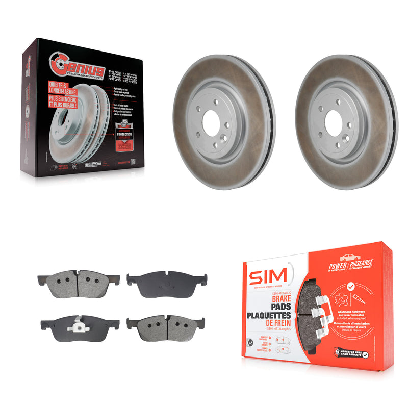 Transit Auto KGS-102808 Disc Brake Kit for 2017-2024 Jaguar XE, Jaguar XF - Front