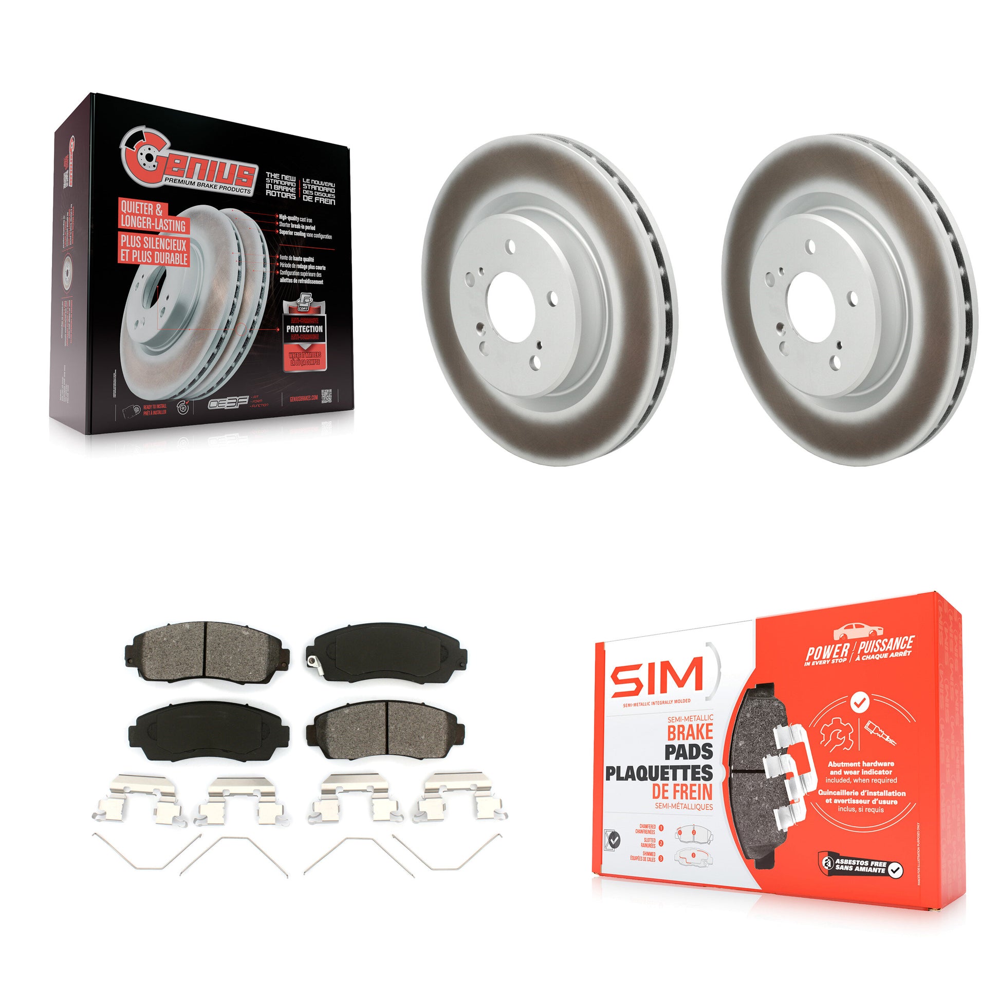Transit Auto KGS-102812 Disc Brake Kit for 2021-2023 Acura TLX - Front