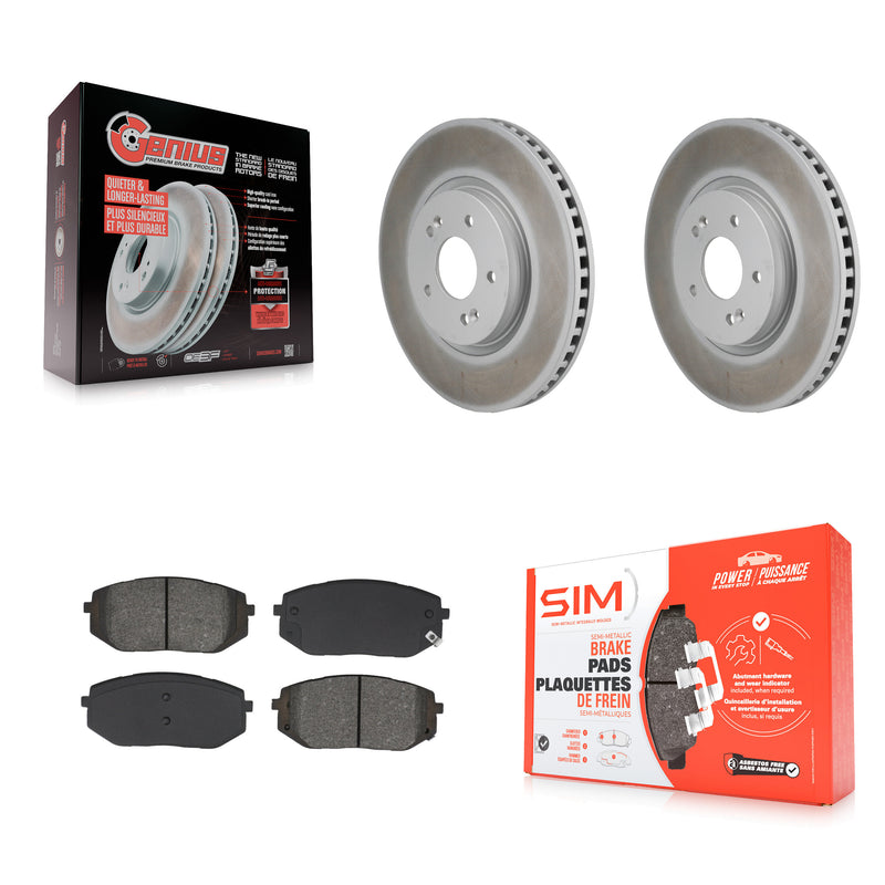 Transit Auto KGS-102826 Disc Brake Kit for 2022-2024 Kia EV6, Hyundai Ioniq 6 and More - Front