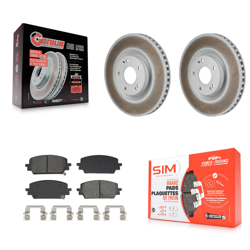 Transit Auto KGS-102827 Disc Brake Kit for 2021-2025 Hyundai Santa Cruz, Hyundai Santa Fe, Kia Sorento - Front